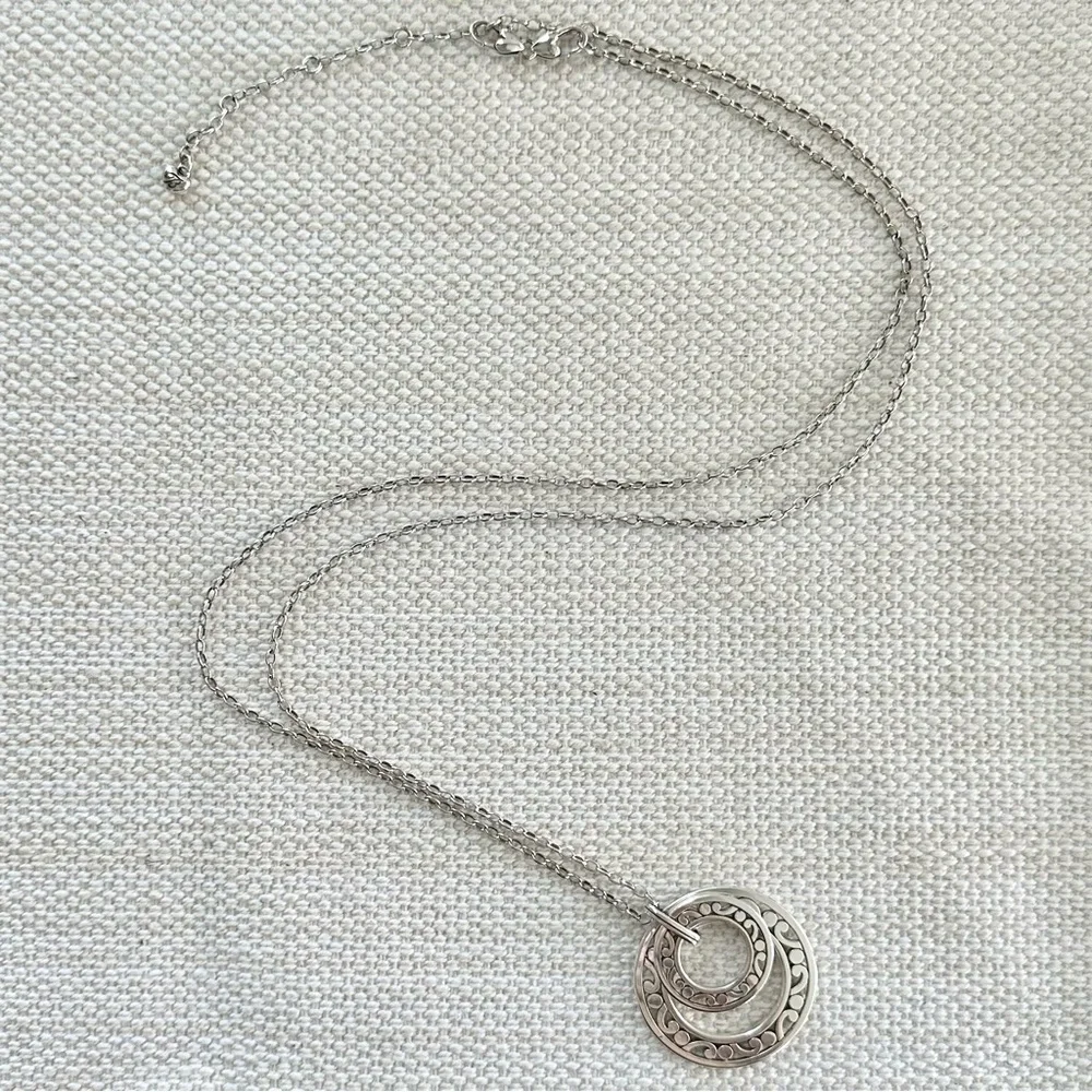 BRIGHTON Contempo Open Ring Convertible Long Necklace • JM3970 • Spin Rings - Picture 2 of 14